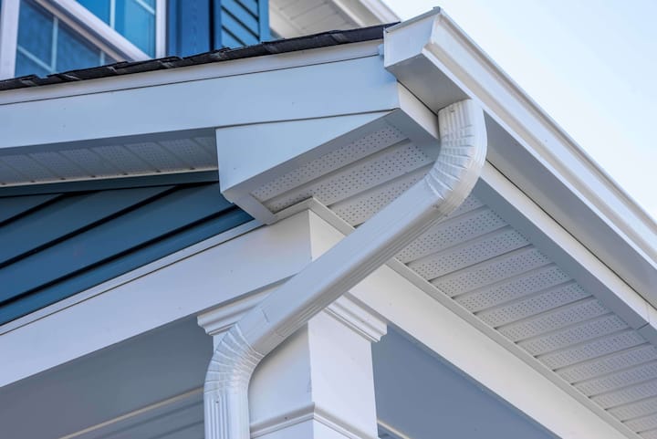 Cheap and durable vinyl gutters installation in Springfield